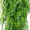 Artificial Hanging Plants 2pack Fake Hanging Ferns Plant Faux Fake Ivy Boston Fern Hanging Plant Outdoor UV Resistant Plastic Plants